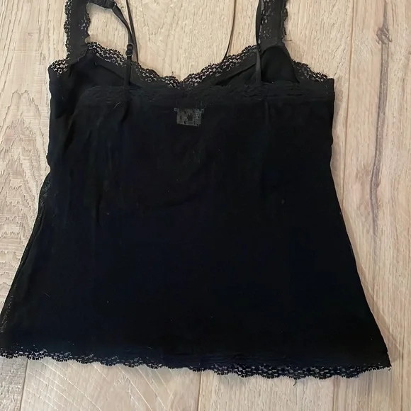 Eberjey Black Lace Camisole.